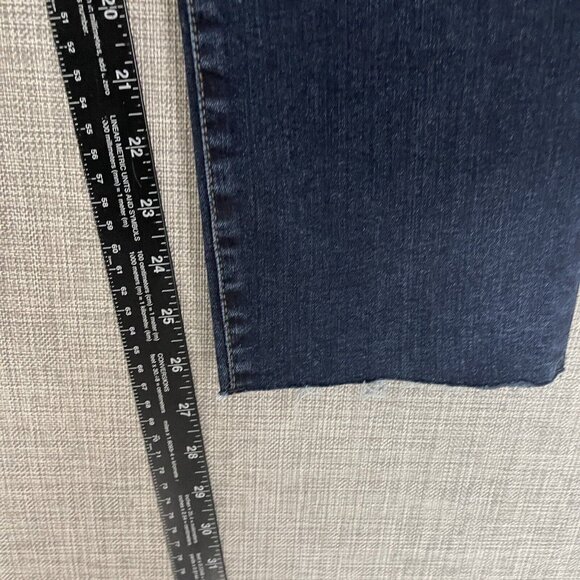 Mavi Niki Jeans Womens 25 Blue High Rise Straight Crop Ankle Raw Hem New - Picture 5 of 15